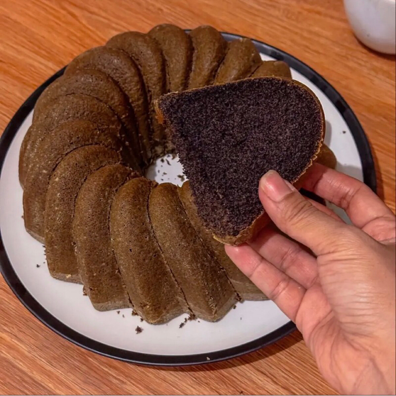 

Bolu Ketan Hitam Panggang Bake Cake Lembut Moist Wangi