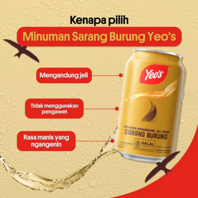 

YEOS SARANG BURUNG (300ml/KARTON) - PER DUS 24