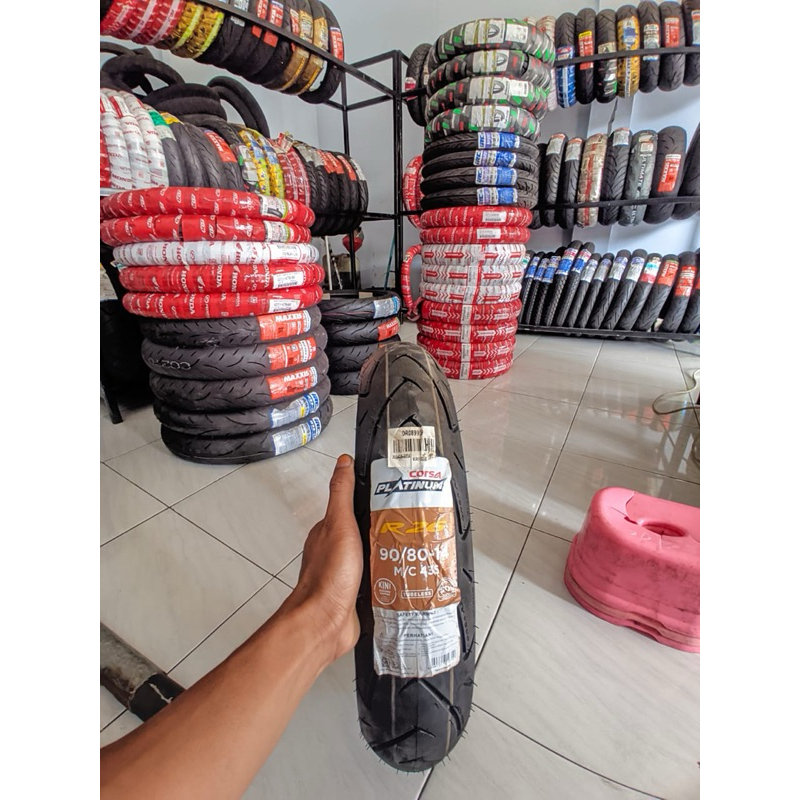 Ban Corsa R26 90/80-14 100/80-14 Tubbles