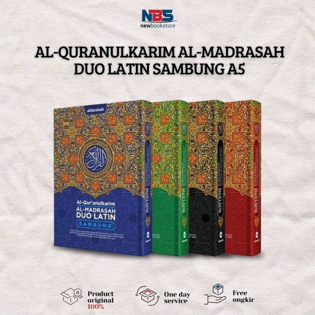 Al-Qur'anulkarim Al-Madrasah Duo Latin Sambung - Alqosbah