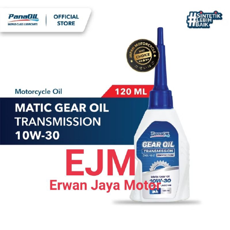 Oli Gardan Matic, Gear Oil Matic Panaoil Synthetic 10W-30 120ml