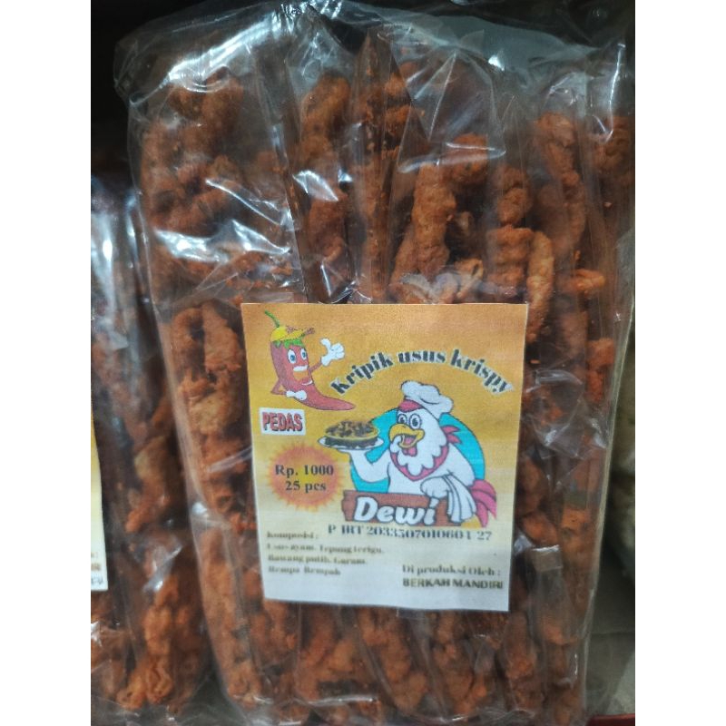 

KRIPIK USUS KRISPY 1000an ISI 25 PCS/PACK