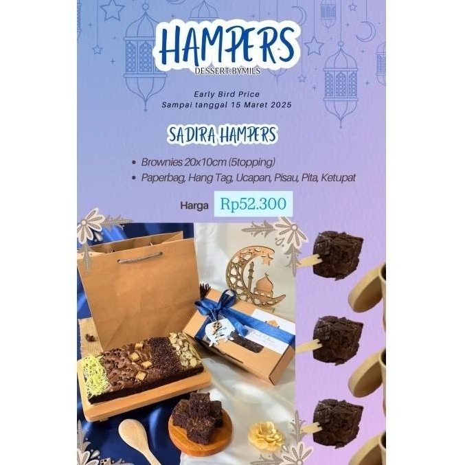 

Hampers Lebaran Brownies | Sadira Hampers ( BACA DESKRIPSI )