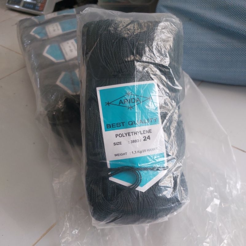 (1pack) benang PE / kenur ARIDA dark green D6 D9 D12 D15 D18 D21 D24 D30