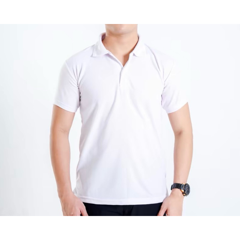 Baju polo putih bersih
