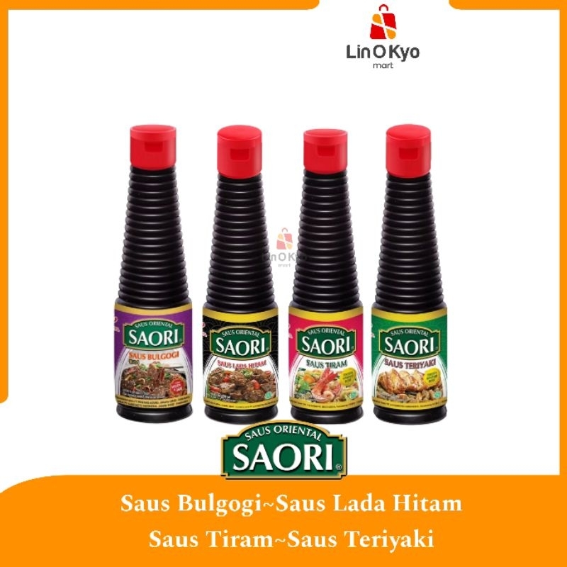 

SAORI Saus 133ml Tiram Teriyaki Lada Hitam Bulgogi