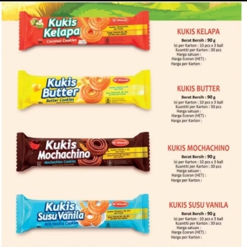 

KUKIS KOKOLA ROLL 90GR (ISI 1 PCS)