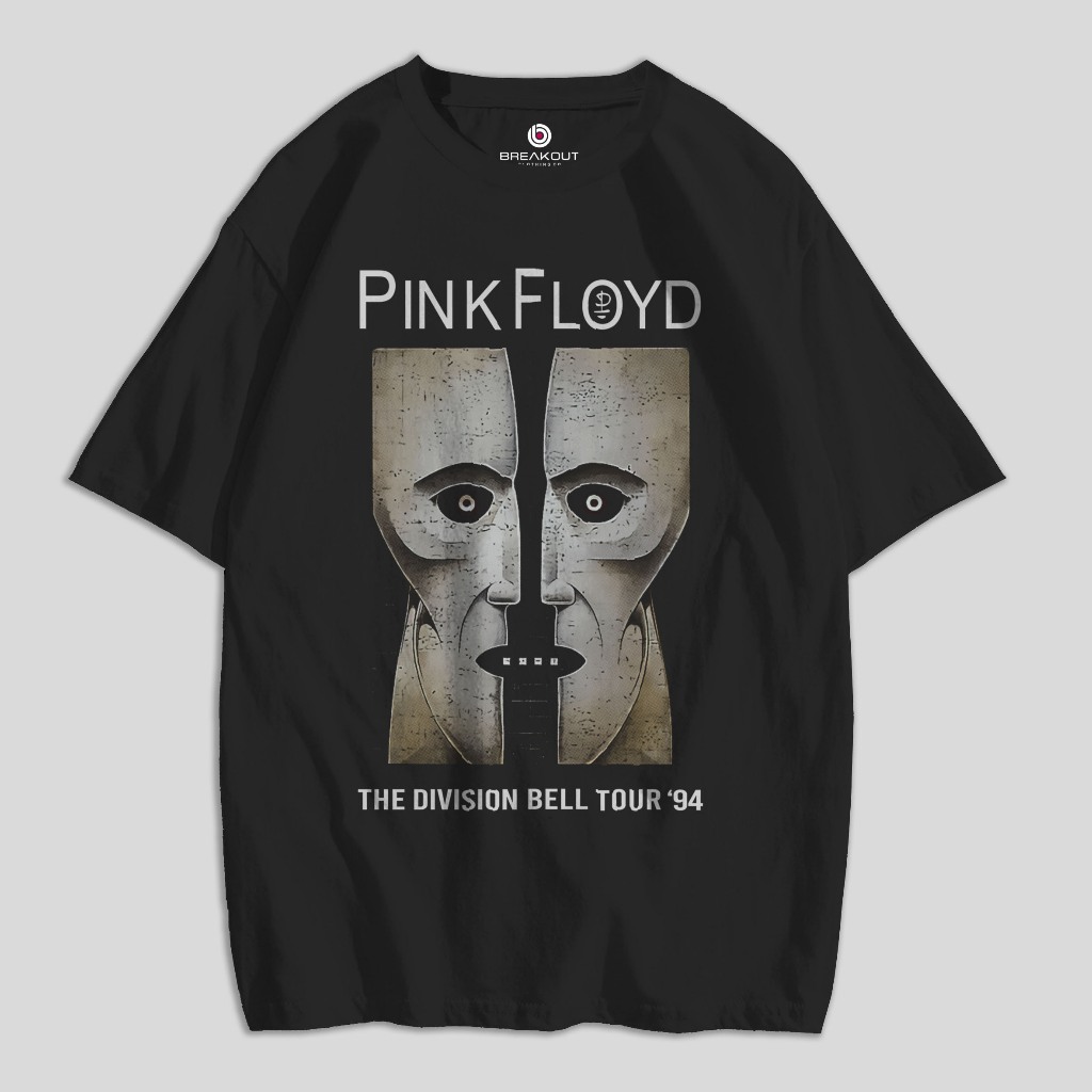kaos band pink floyd  tshirt pink floyd the division bell tour 94 kaos musik kaos metal