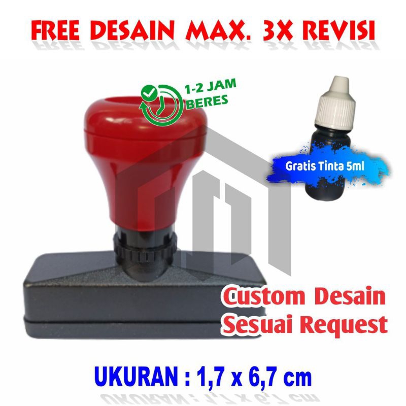 

Cetak Custom Stempel Flash Otomatis Persegi Kecil