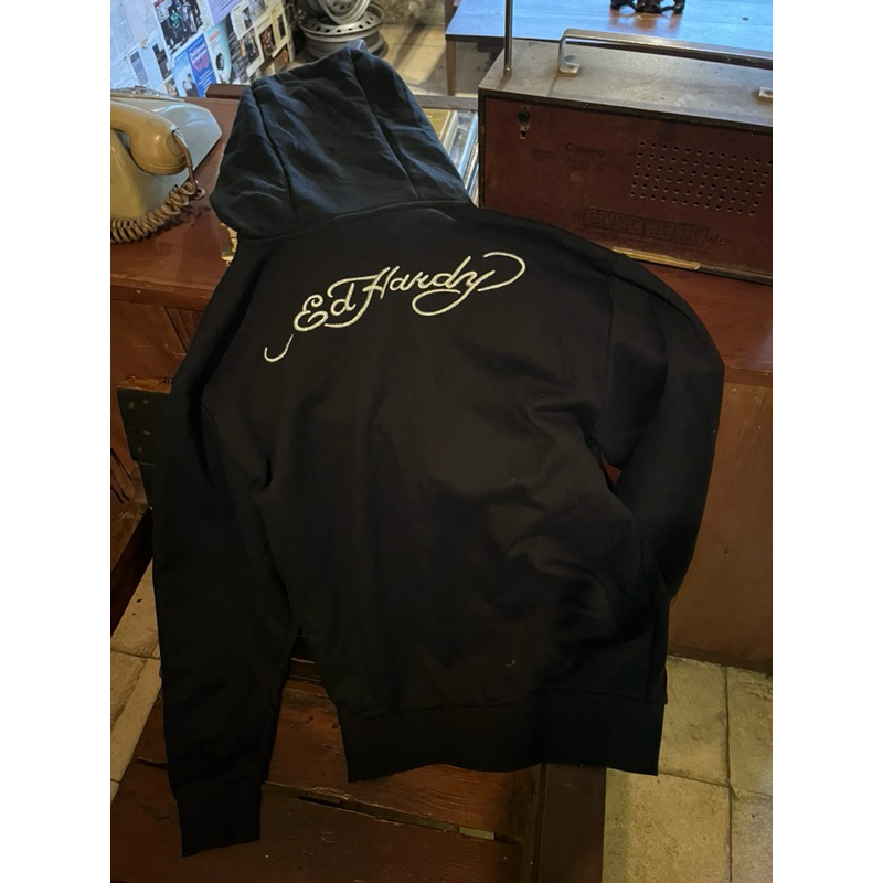 Ziphoodie ed hardy + chicago bulls second original