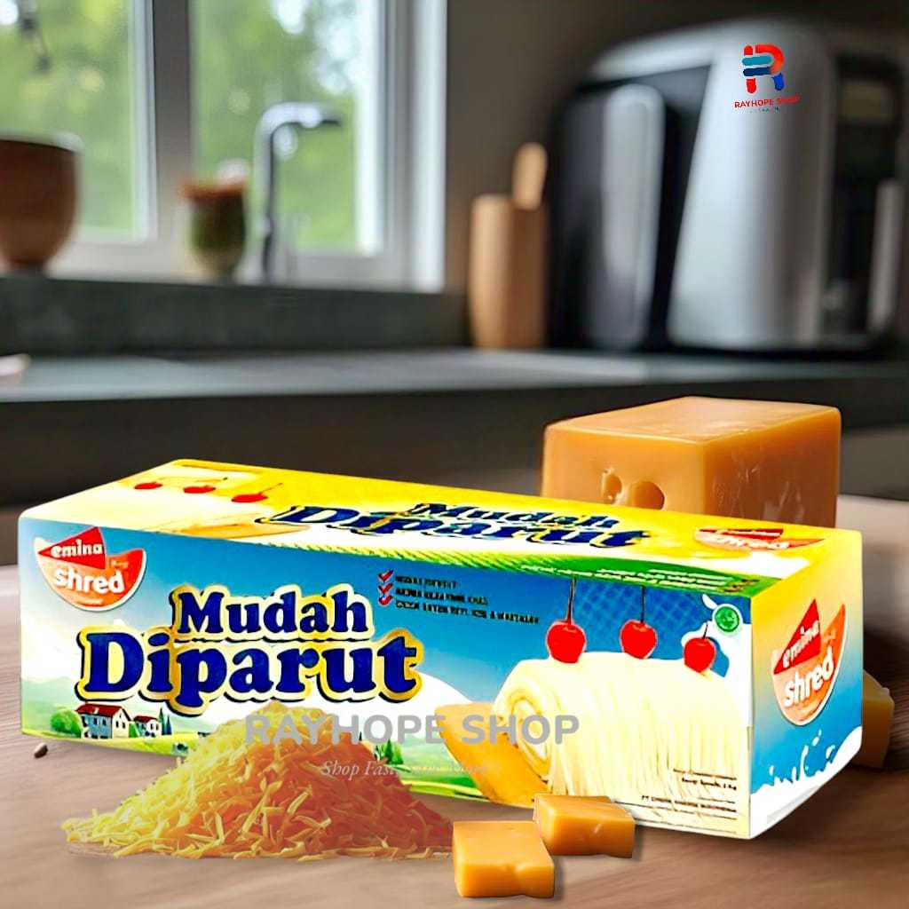 

PROMO Keju Cheese Cheddar EMINA SHRED Mudah Diparut Balok Blok Block 2Kg 2 kg Kilogram Kilo Gram Murah Termurah Usaha Kekinian Viral Ide Jualan UMKM Horeca Horeka Topping Pastry Baking Cake Kue Ulang Tahun Martabak Roti Kering Kaastengel Donat Sarapan