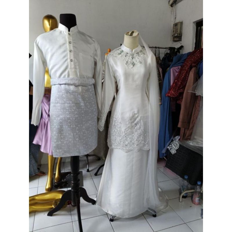 SET PASANGAN MELAYU BAJU COUPLE PENGANTIN  MALAYSIA GAUN PENGANTIN MELAYU