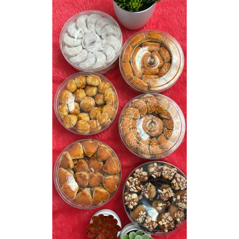 

(READY STOK) PAKET KUE KERING LEBARAN BOX ISI 6 TOPLES