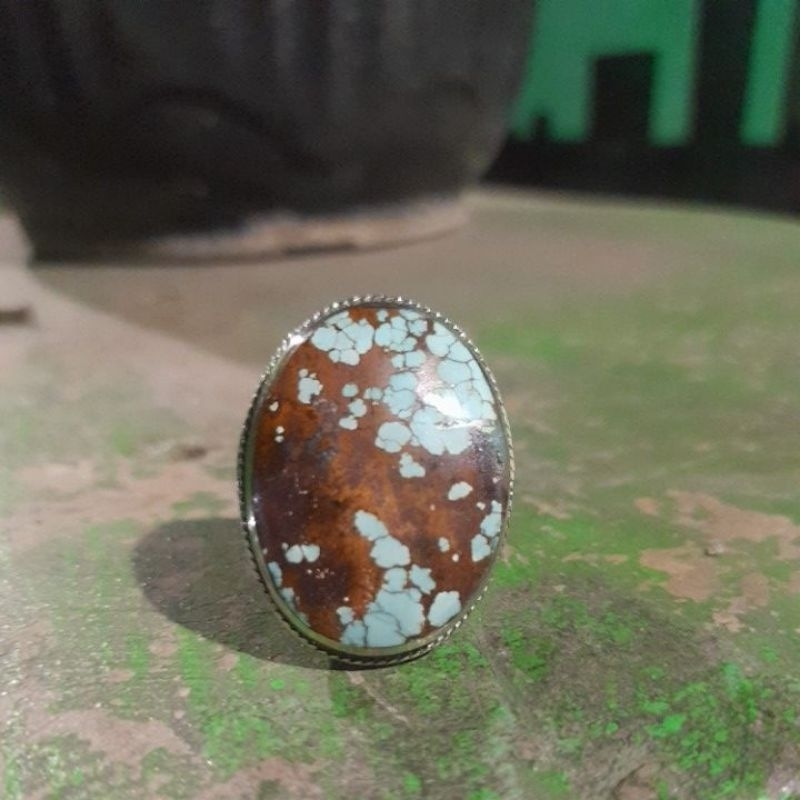 natural Batu pirus persia hijau