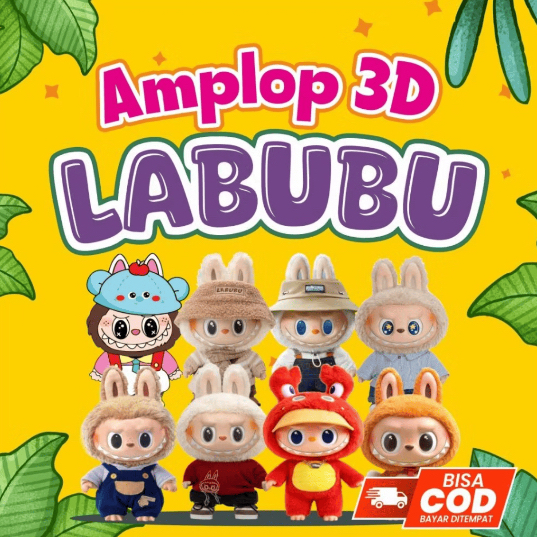 

Amplop Lebaran 2025 Karakter 3D Lucu Cocok buat Bocil Labubu Angpau Lebaran Anak kecil