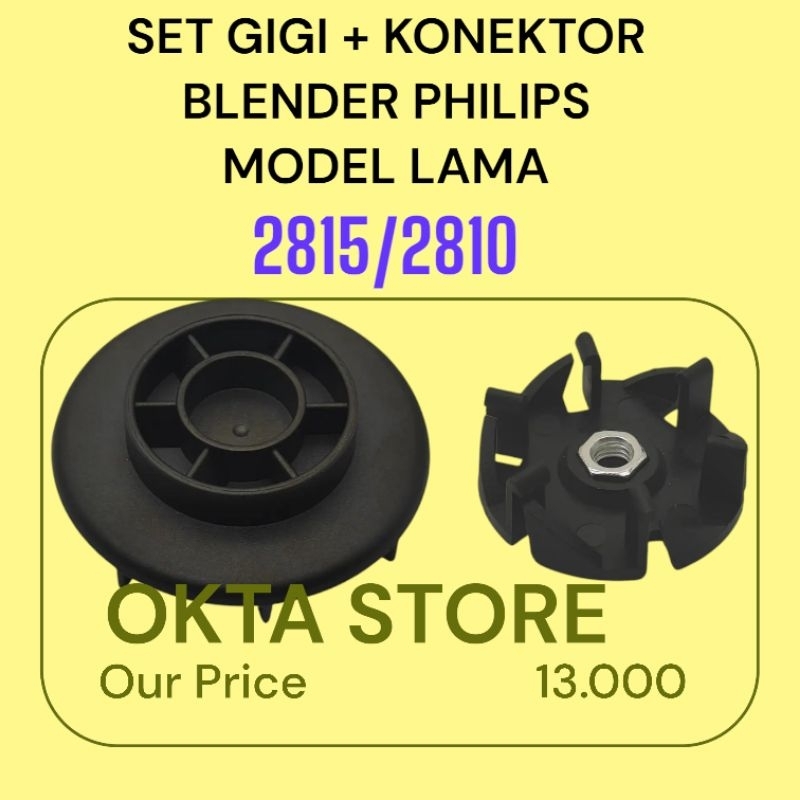 1Set Konektor + Gear / Gigi Blender Philips HR-2810 HR-2815
