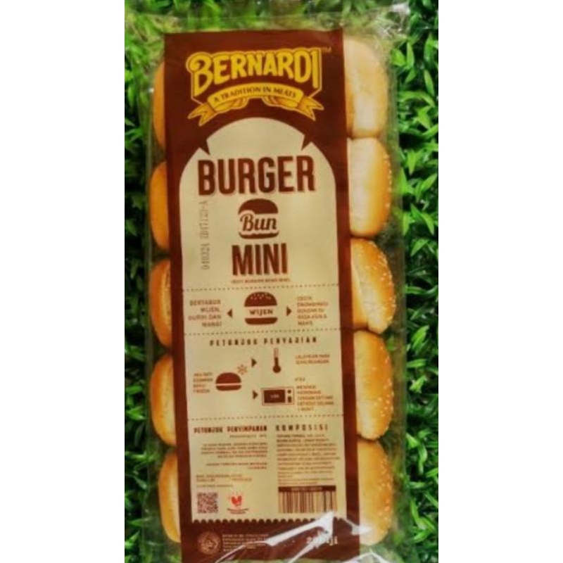 

Roti burger mini Bernardi wijen isi 20pcs