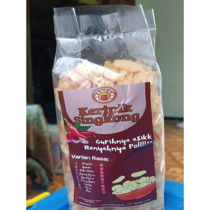 

KERIPIK SINGKONG GENUK cemilan keluarga, gurih renyah polll
