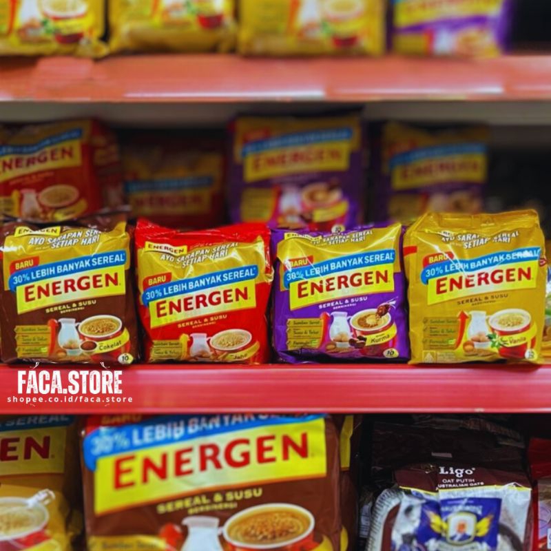 

Energen sereal susu bag 290gr isi 10