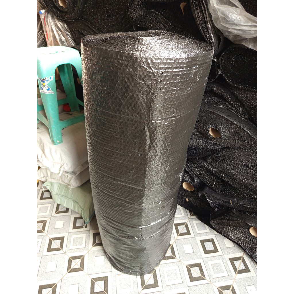 

Bubble wrap polos hitam 1.25x50m