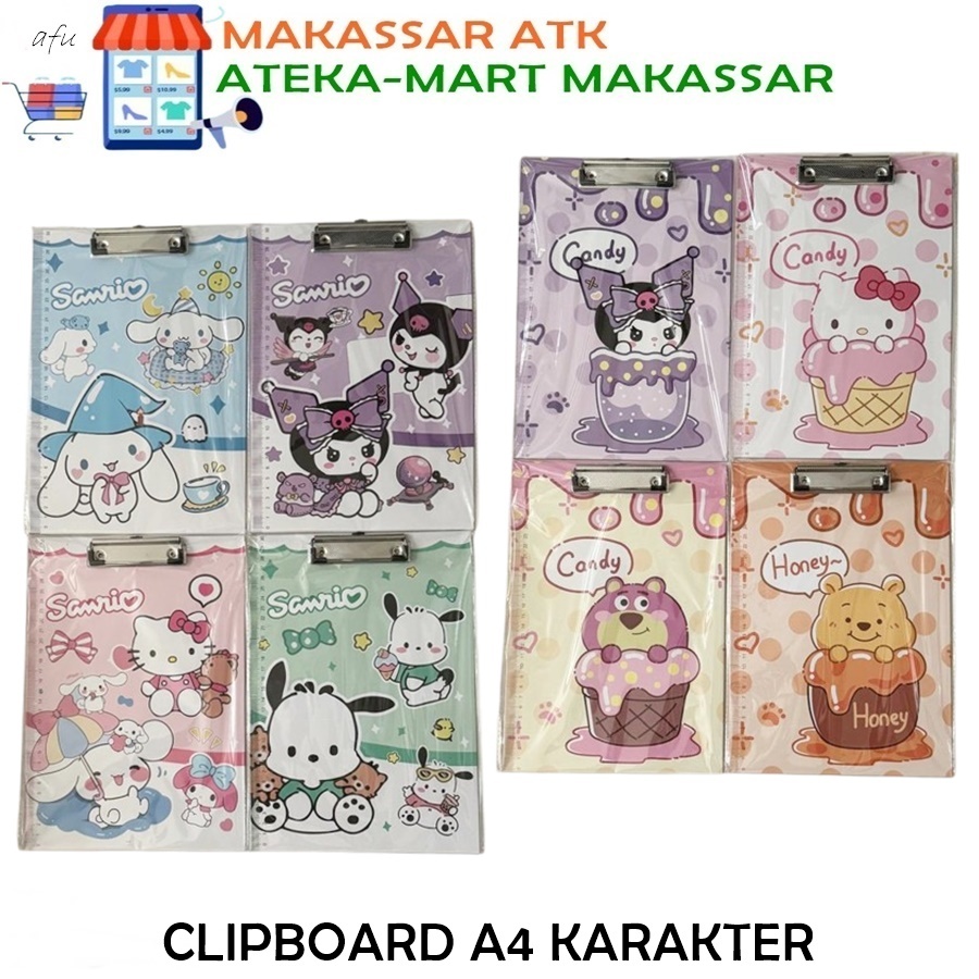 

[1PCS] KUROMI CLIPBOARD 1120 1163 A4 LUCU KARAKTER