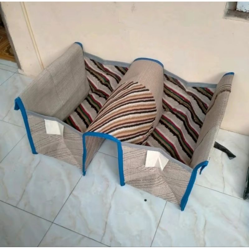 tas kurir motor bahan goni kuat