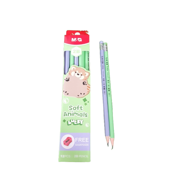 

(1PAK ISI 12PCS)M&G PENCIL 2B AWP308G2