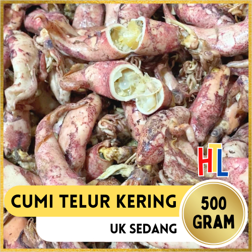 

Ikan Asin | Cumi Asin | Cumi Telur Kering 500g