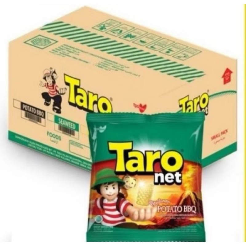 

Snack Taro Rasa Seaweed dan Potato BBQ 8gr isi 60 bungkus dan 17gr isi 40 bungkus 1 karton