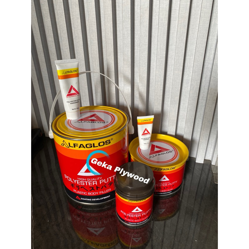 DEMPUL ALFAGLOS Plastik Kayu Besi Mobil Motor ALFAGLOS 250gr 890gr 3kg
