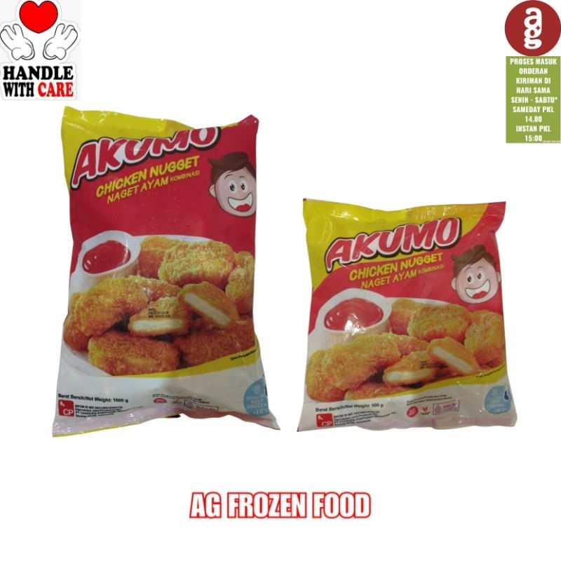 

Akumo Nugget Ayam 500 Gram & 1 kg