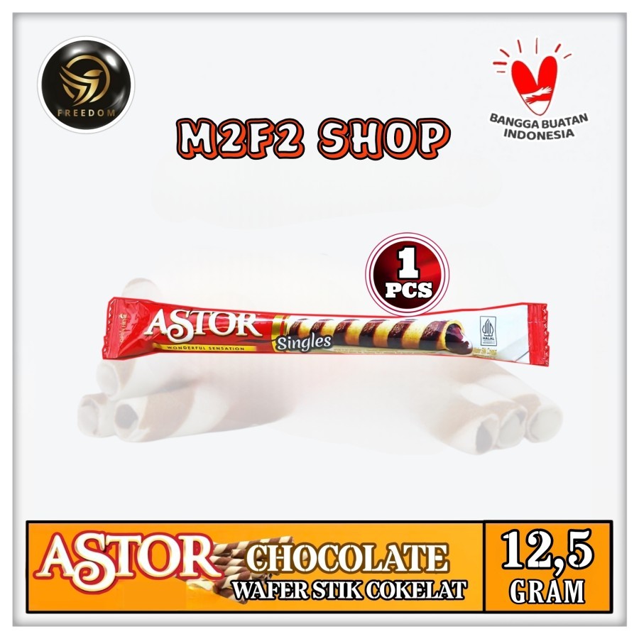 

ASTOR Wonderful Sensation Stick Chocolate | Wafer Stik Cokelat - 12,5 gr (Kemasan Satuan)