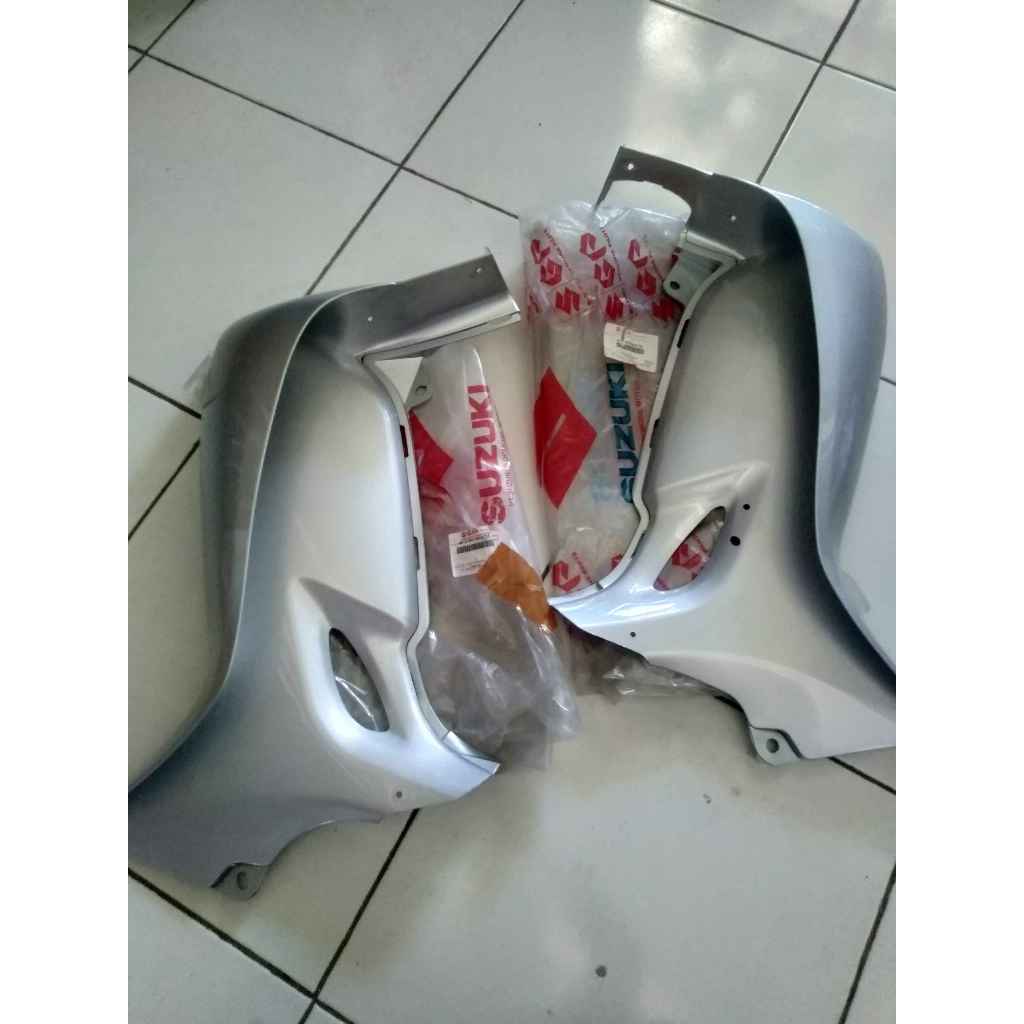 Legshield Leksil Sayap Luar Smash New SILVER 2006 2007 2008 ORIGINAL