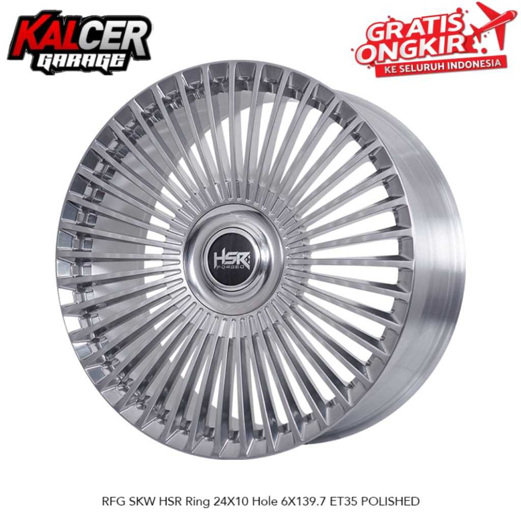 VELG HSR FORGED R24 LAND CRUISER HSR RFG SKW ET35 POLISHED
