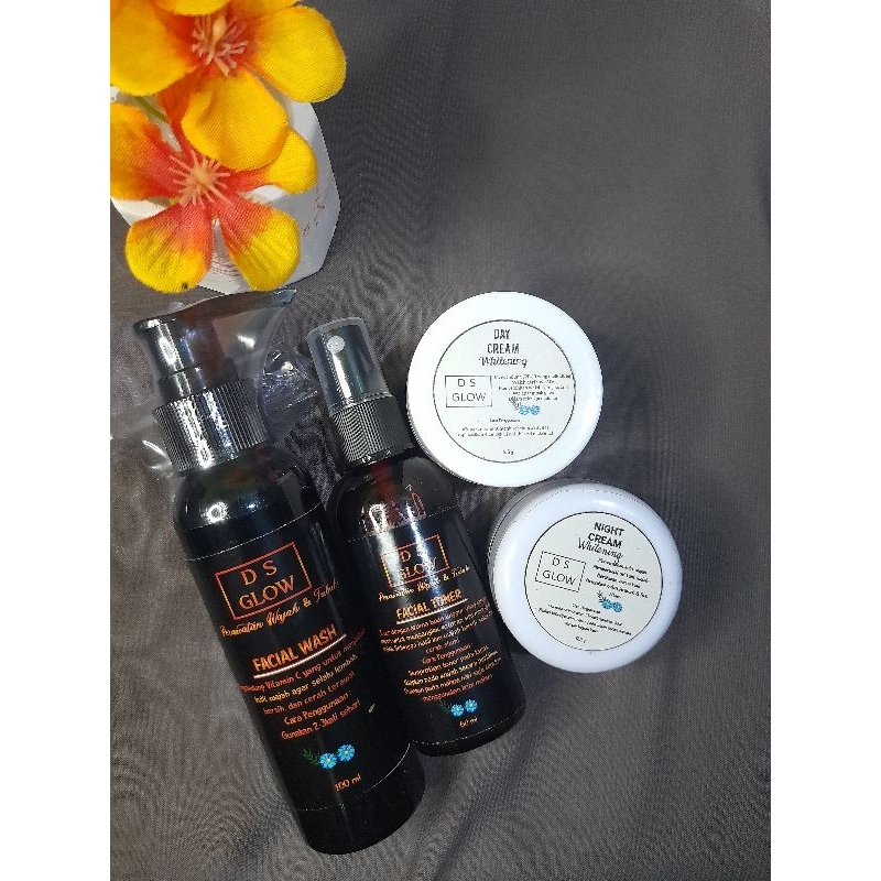 DS Glow Skincare Whitening Mencerahkan
