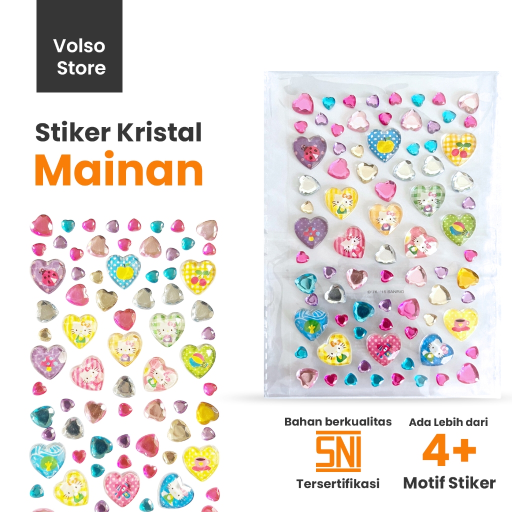 

Stiker Jewel 3D Perempuan Nails Art