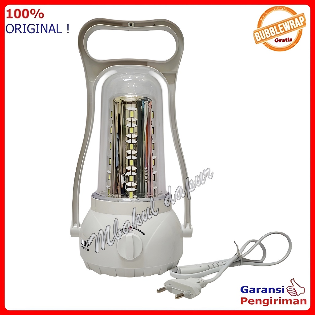 LAMPU BADAI LAMPU EMERGENCY LAMPU DARURAT LED EMERGENCY LAMP BERGARANSI LUBY L 770 C SIAP KIRIM