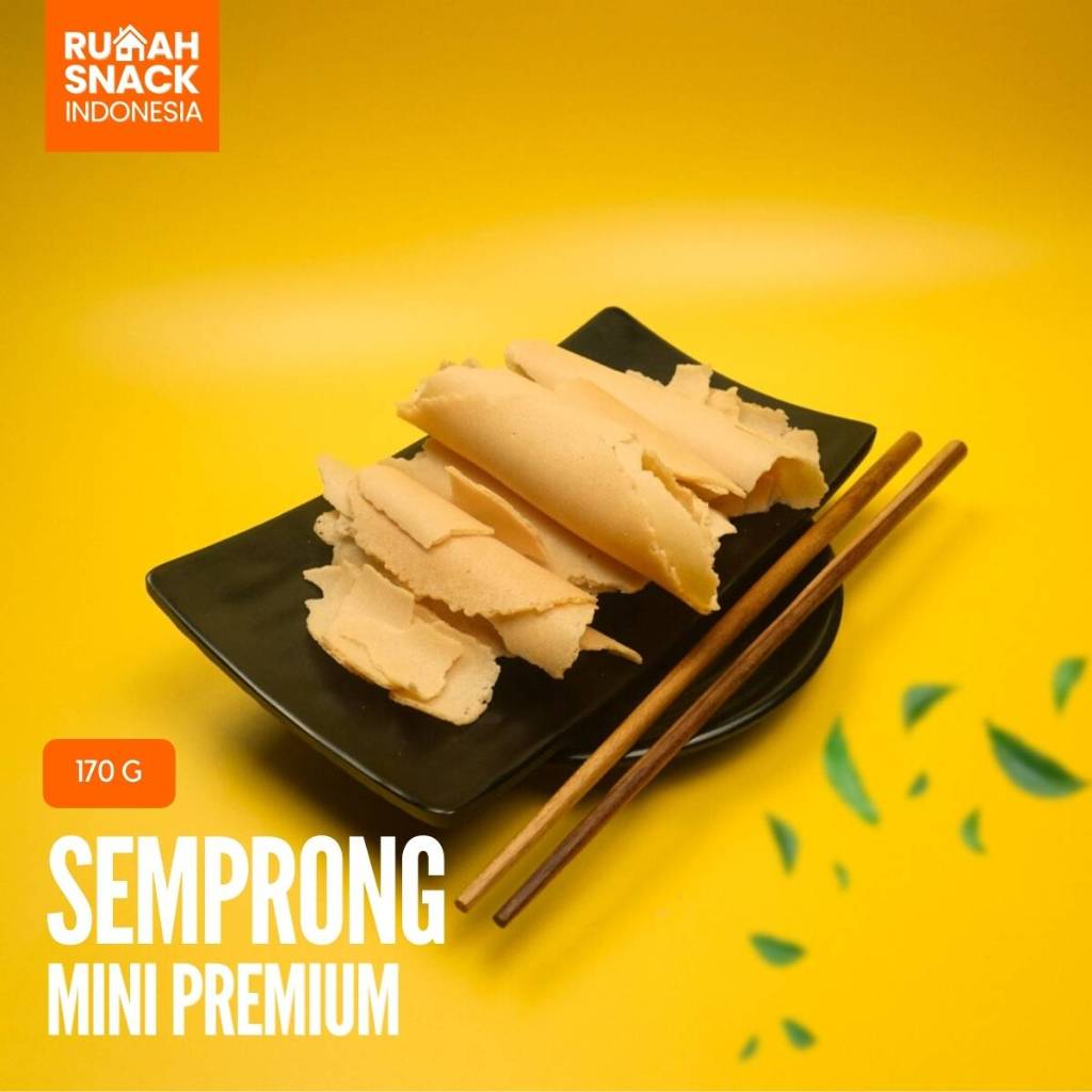 

Camilan Snack Semprong Mini Premium 170g Makanan Ringan