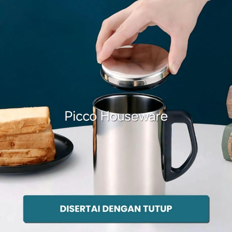 Termos Mug Stainless Mug Vacum Mug Termos Mug Kopi Mug Tahan Panas