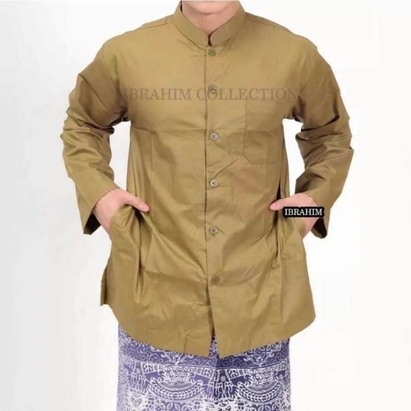 BAJU KOKO HABAIB POLOS PRIA