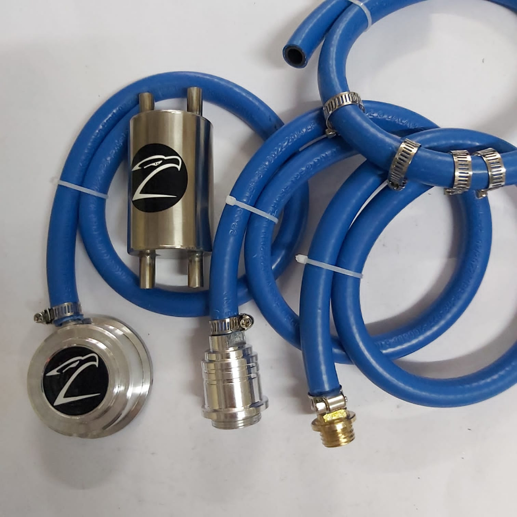 Tabung Hawa Supra x Grand Honda Win Password Racing Blue