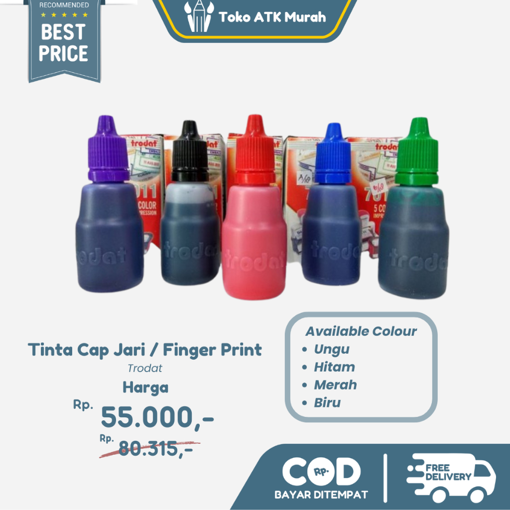 

Trodat Refill Tinta Stempel / Cap 25ml