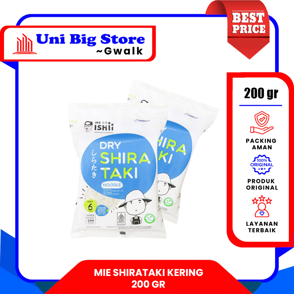 

BERAS SHIRATAKI MR ISHII KONYAKU GRAIN RICE - 1 kg