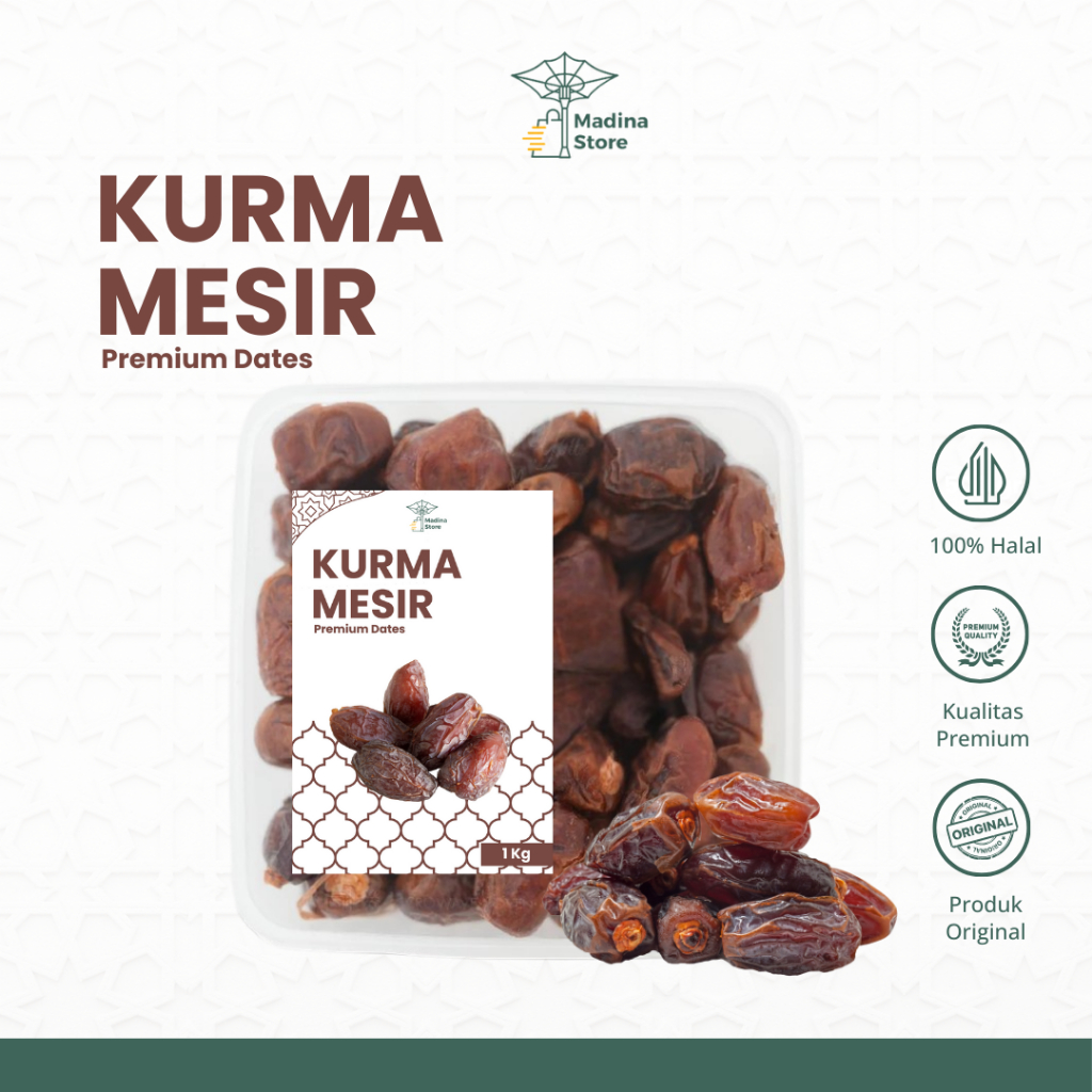 

Kurma Mesir Madu, Kurma arab premium Oleh oleh haji dan umroh, Kurma Mesir Golden Valley Original 1 kg