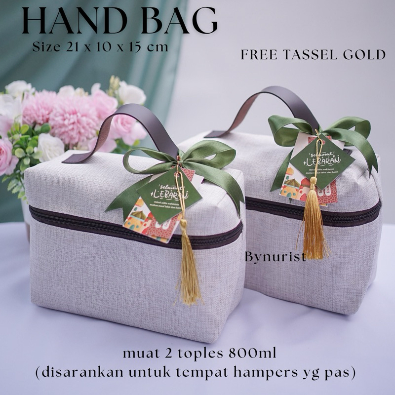 

Tas Hampers / Hand Bag Hampers / Tas Hampers Lebaran Natal Imlek Acara / Goodie Bag