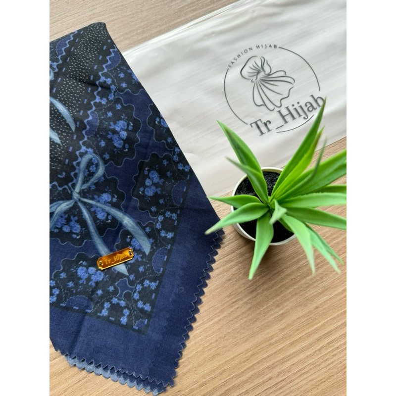 Tr_Hijab motif series Navy
