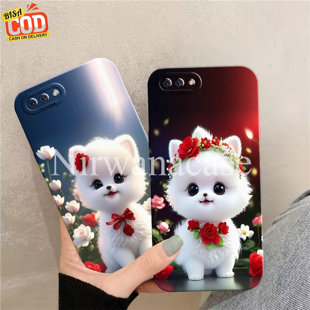 Cassing Oppo A3S Realme C1 A1K Realme C2 Motif Kucing Lucu Case Pro Camera Lentur - Fashion Case Luc