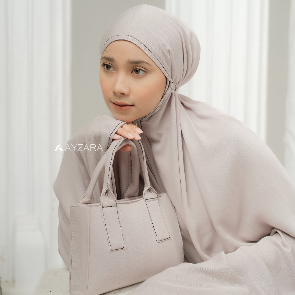 Mukena Dewasa Rayon Polos Alula Series Ayzara