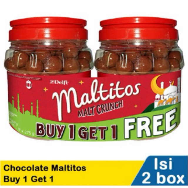 

DELFI CHOCOLATE MALTITOS BUY 1 GET 1 @2x275gr /PERMEN COKELAT DELFI/COKELAT DELFI /COKELAT MURAH