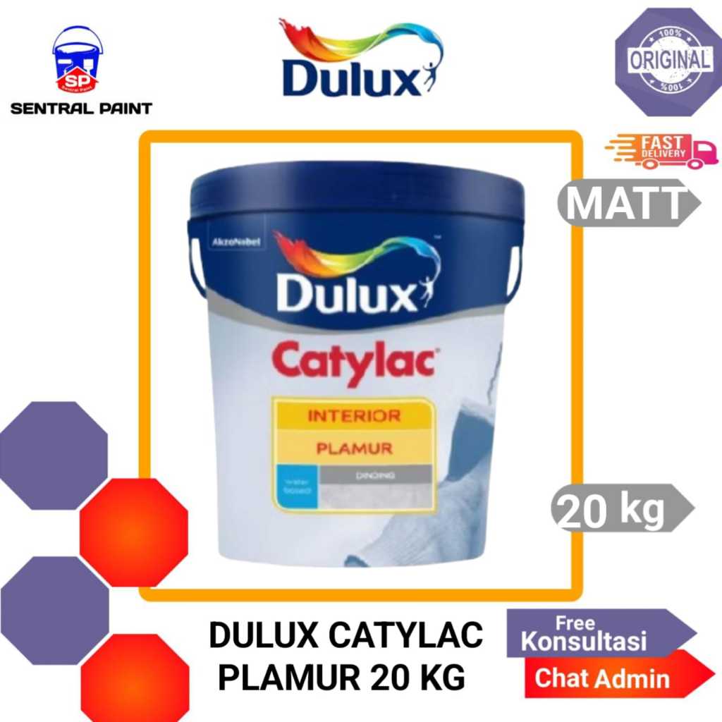 Dulux Catylac Plamur Interior | Plamir Tembok 20 Kg
